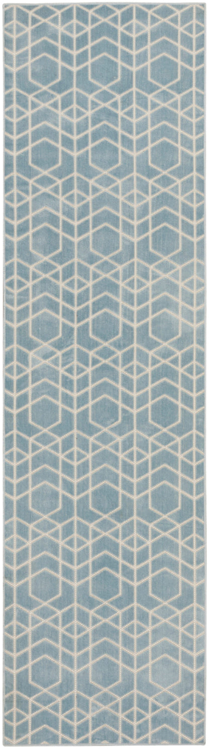 The Rug Corner Nourison Home Nourison Home - Washable Charm Blue/Ivory Area Rug WCH01