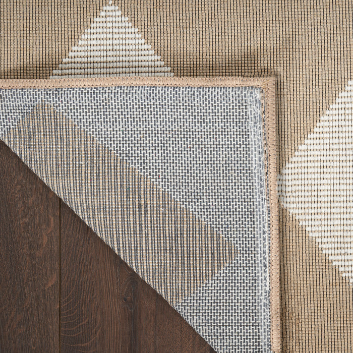 The Rug Corner Nourison Home Nourison Home - Washable Modern Jute Natural/Ivory Area Rug MDJ01