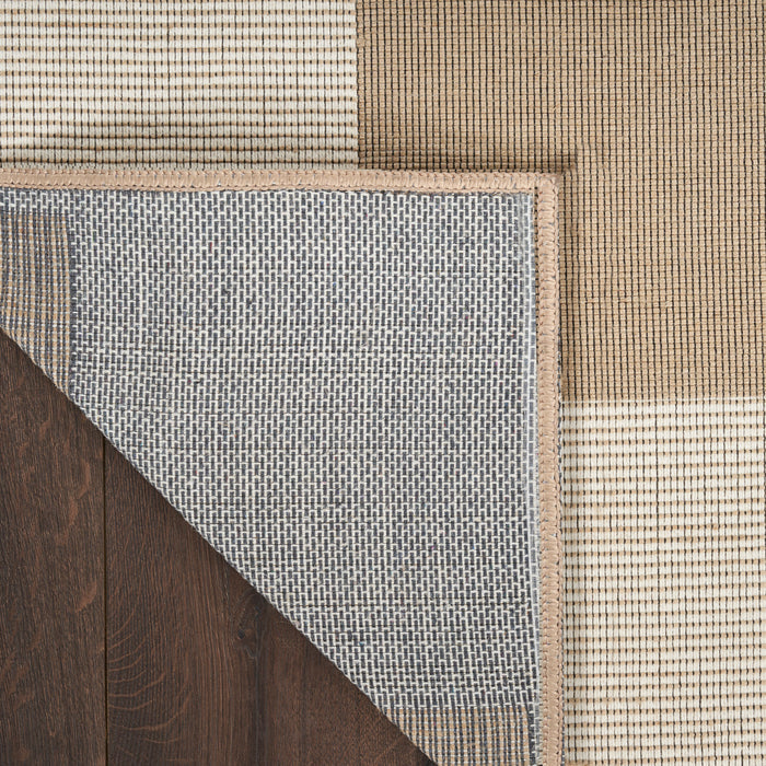 The Rug Corner Nourison Home Nourison Home - Washable Modern Jute Natural/Ivory Area Rug MDJ02
