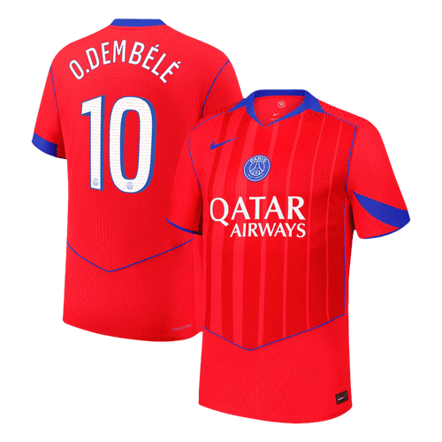 O.DEMBéLé #10 PSG Third Away Authentic Soccer Jersey 2025/26