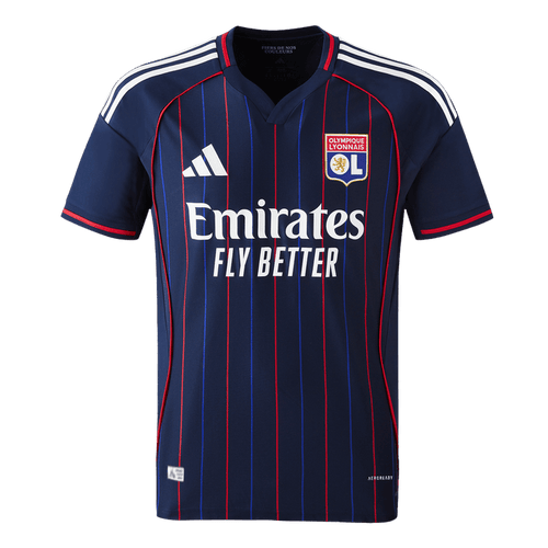 Olympique Lyonnais Away Authentic Soccer Jersey 2025/26