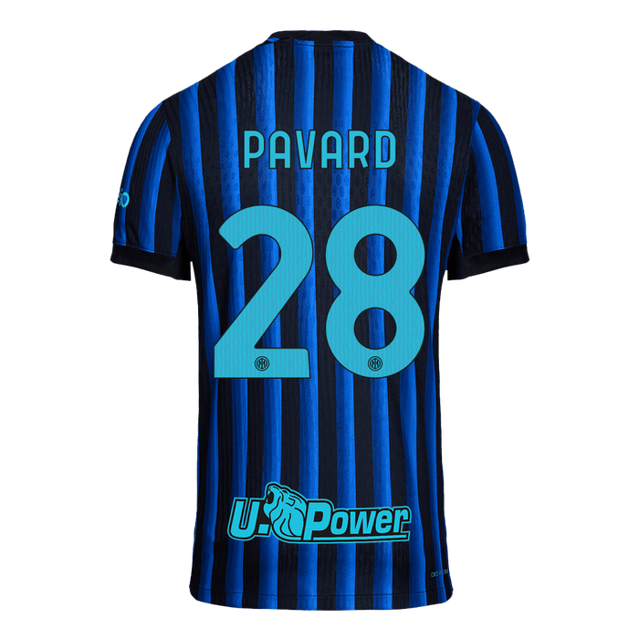 PAVARD #28 Inter Milan Home Authentic Soccer Jersey 2025/26