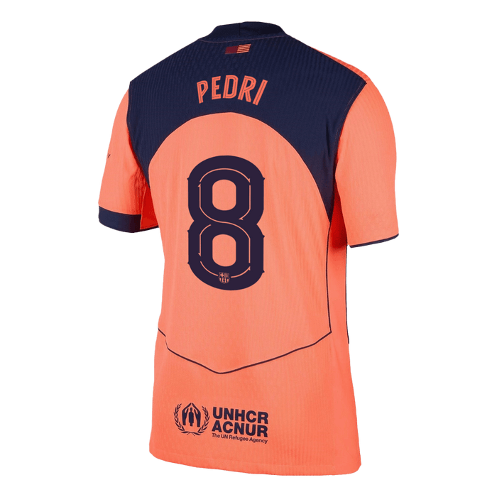PEDRI #8 Barcelona Third Away Authentic Soccer Jersey 2025/26 - UCL