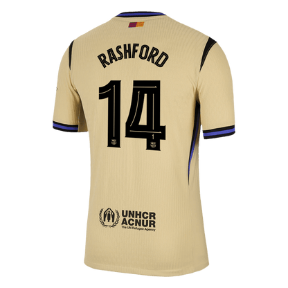 RASHFORD #14 Barcelona Away Authentic Soccer Jersey 2025/26 - UCL