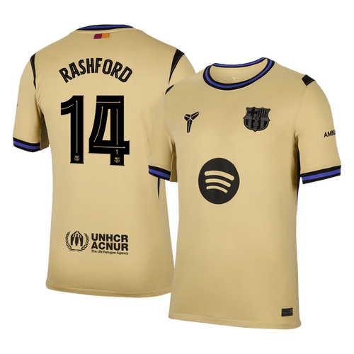 RASHFORD #14 Barcelona Away Soccer Jersey 2025/26 -UCL