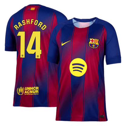 RASHFORD #14 Barcelona Home Soccer Jersey 2025/26