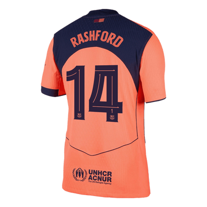 RASHFORD #14 Barcelona Third Away Authentic Soccer Jersey 2025/26 - UCL
