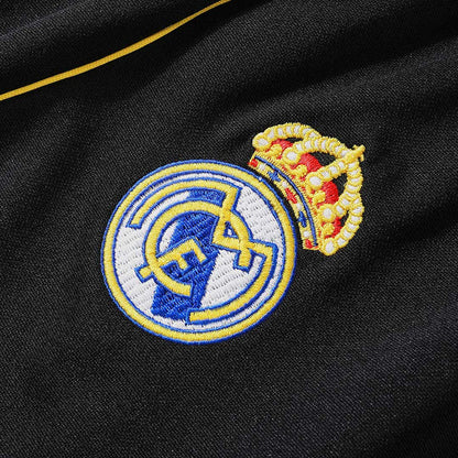 Real Madrid 1/4 Zip Tracksuit 2025/26 Black