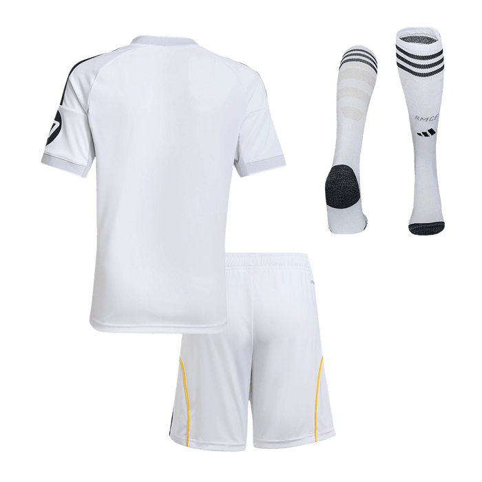 Real Madrid Home Kids Soccer Jerseys Full Kit 2025/26