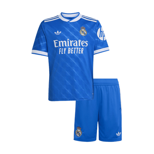 Real Madrid Third Away Kids Soccer Jerseys Kit 2025/26