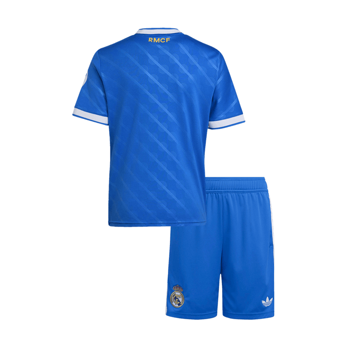 Real Madrid Third Away Kids Soccer Jerseys Kit 2025/26
