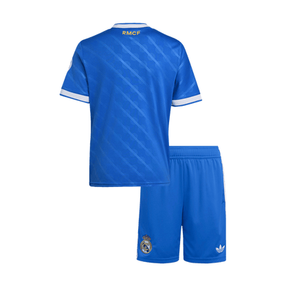 Real Madrid Third Away Kids Soccer Jerseys Kit 2025/26