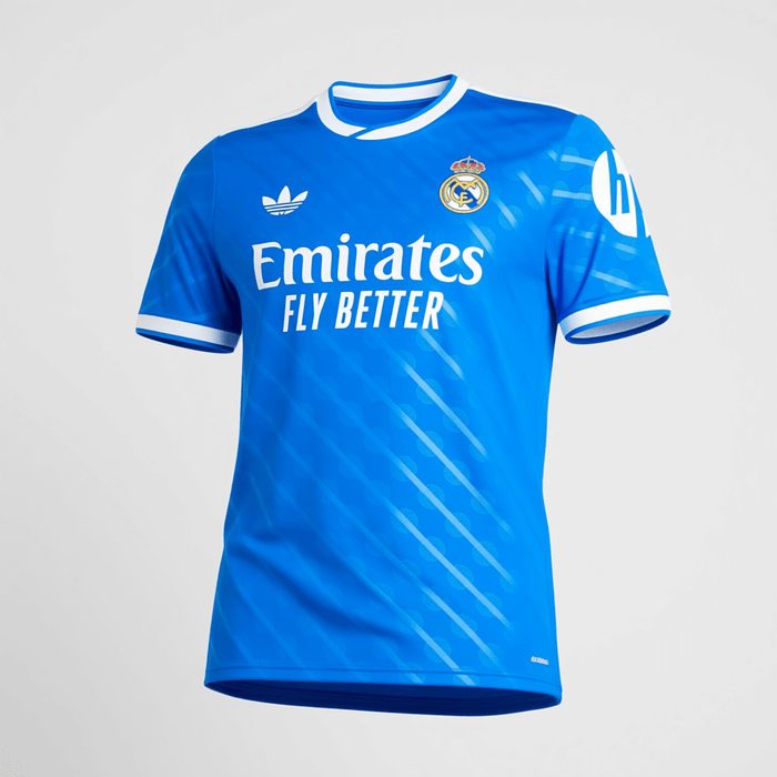 Real Madrid Third Away Soccer Jersey 2025/26 Blue