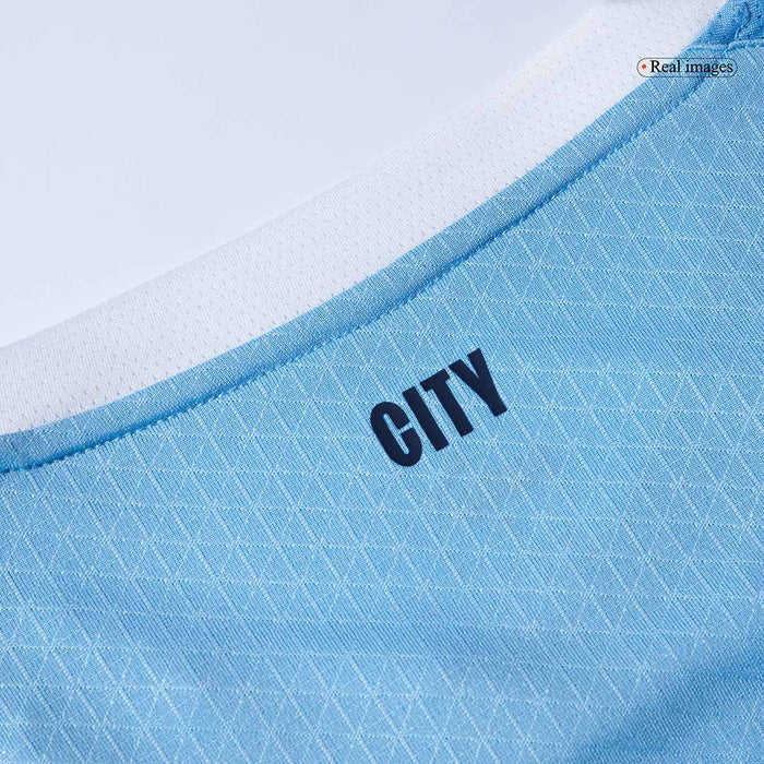 REIJNDERS #4 Manchester City Home Authentic Soccer Jersey 2025/26