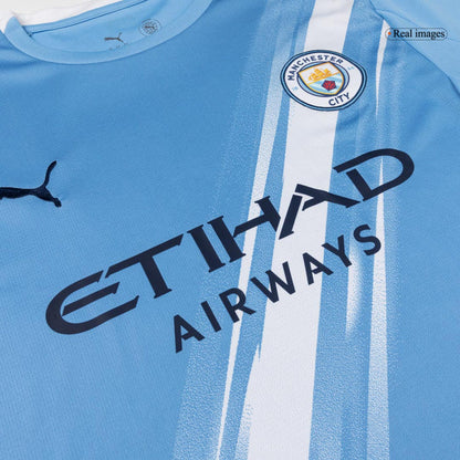 REIJNDERS #4 Manchester City Home Soccer Jersey 2025/26