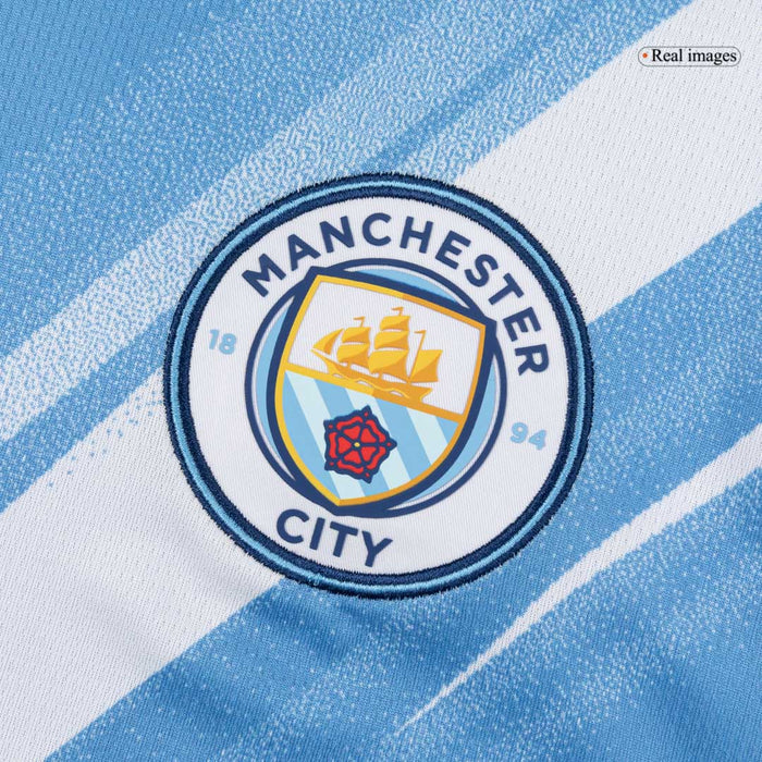 REIJNDERS #4 Manchester City Home Soccer Jersey 2025/26