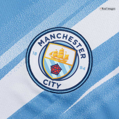 REIJNDERS #4 Manchester City Home Soccer Jersey 2025/26