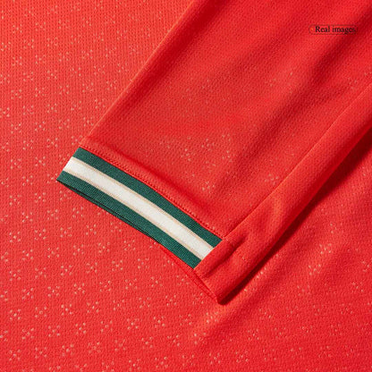 RONALDO #7 Portugal Home Long Sleeve Soccer Jersey 2025