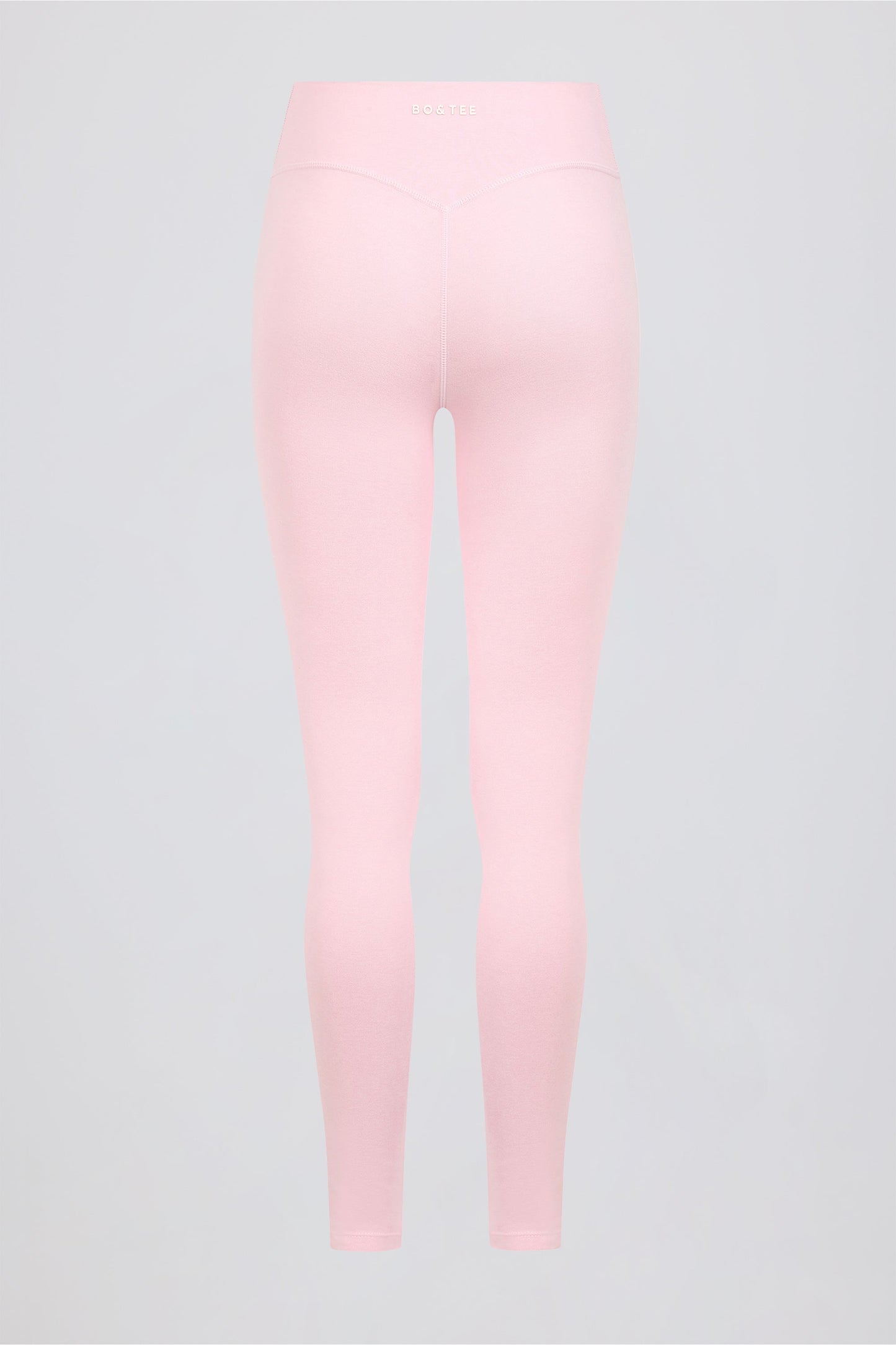 Brushed Jersey Ruched Mid-Rise Leggings in Bloom