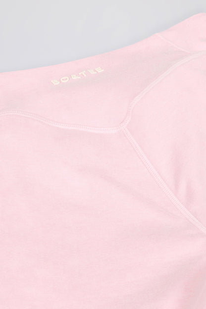 Brushed Jersey Ruched Mid-Rise Leggings in Bloom
