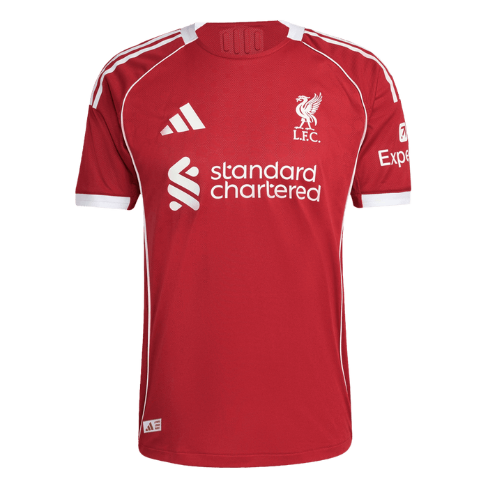 SZOBOSZLAI #8 Liverpool Home Authentic Soccer Jersey 2025/26