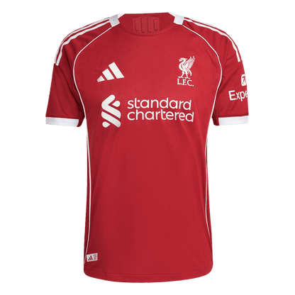 SZOBOSZLAI #8 Liverpool Home Authentic Soccer Jersey 2025/26