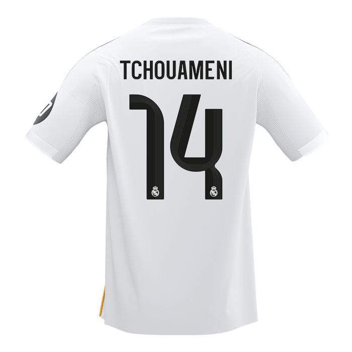 TCHOUAMENI #14 Real Madrid Home Soccer Jersey 2025/26