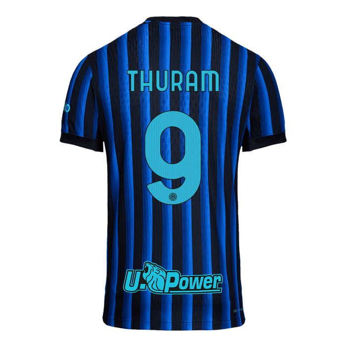 THURAM #9 Inter Milan Home Authentic Soccer Jersey 2025/26