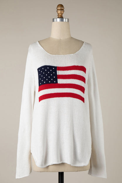 Miss Americana White Flag Sweater