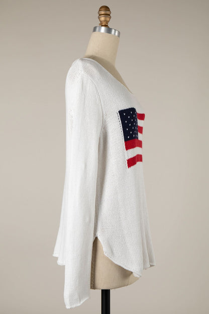 Miss Americana White Flag Sweater